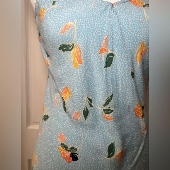 O'Neill Izzy Floral Flowers Baby Blue Midi Dress Size
X Small - Picture 8 of 9